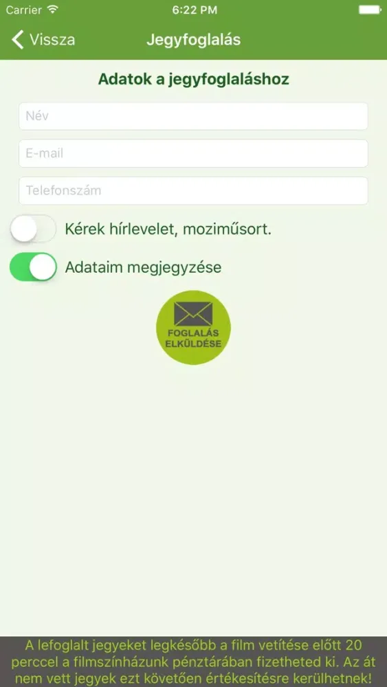 Capturas de pantalla de Savaria Filmszínház