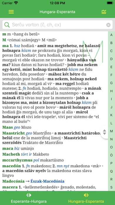 Eszperantó-magyar szótár应用截图