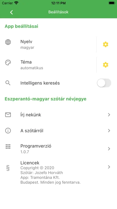 Eszperantó-magyar szótár应用截图