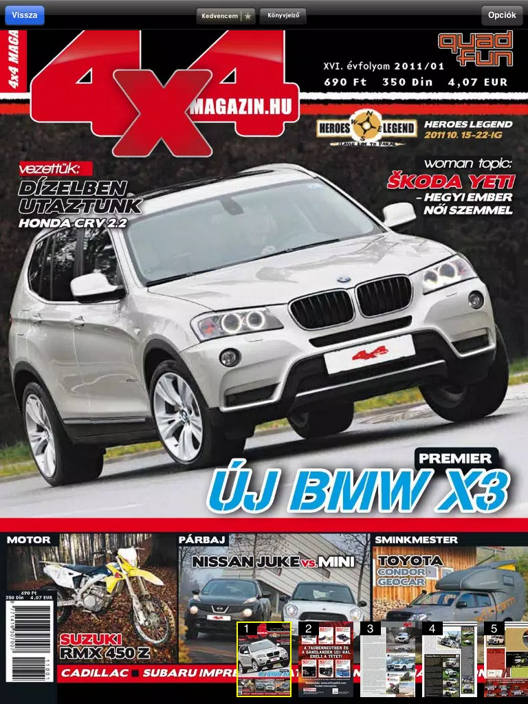 4x4 magazin iPad  سکرین شاٹس