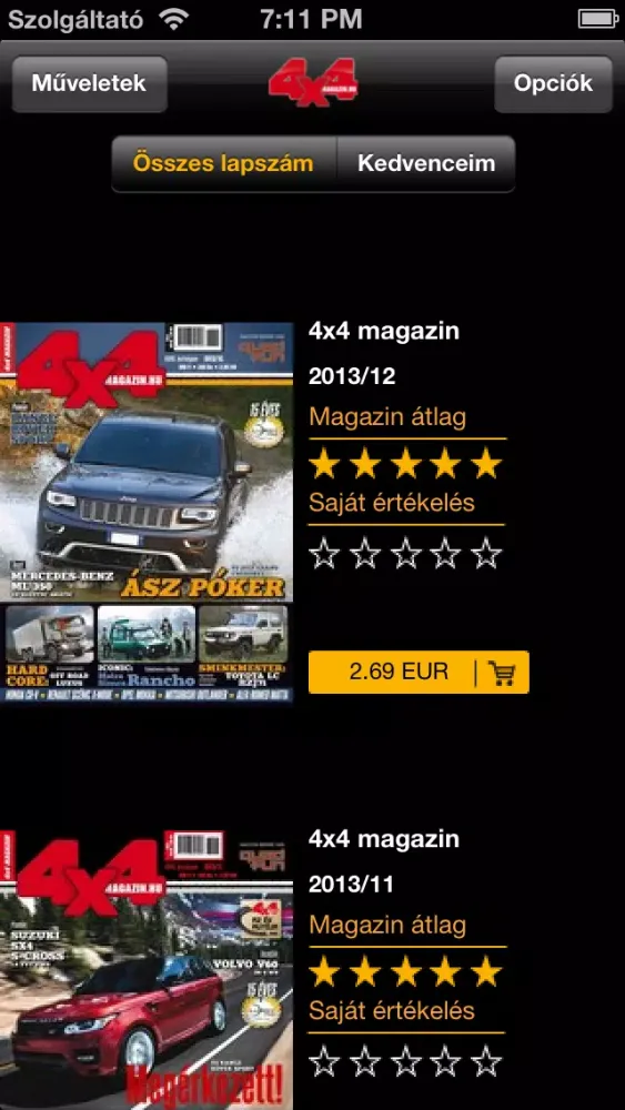 Screenshot di 4x4 magazin