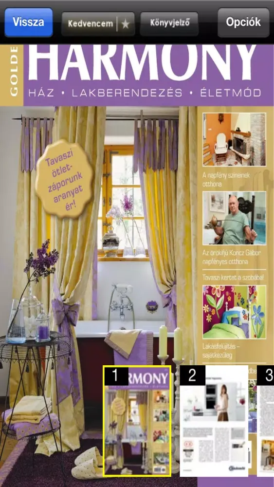 Capturas de tela do Golden Harmony