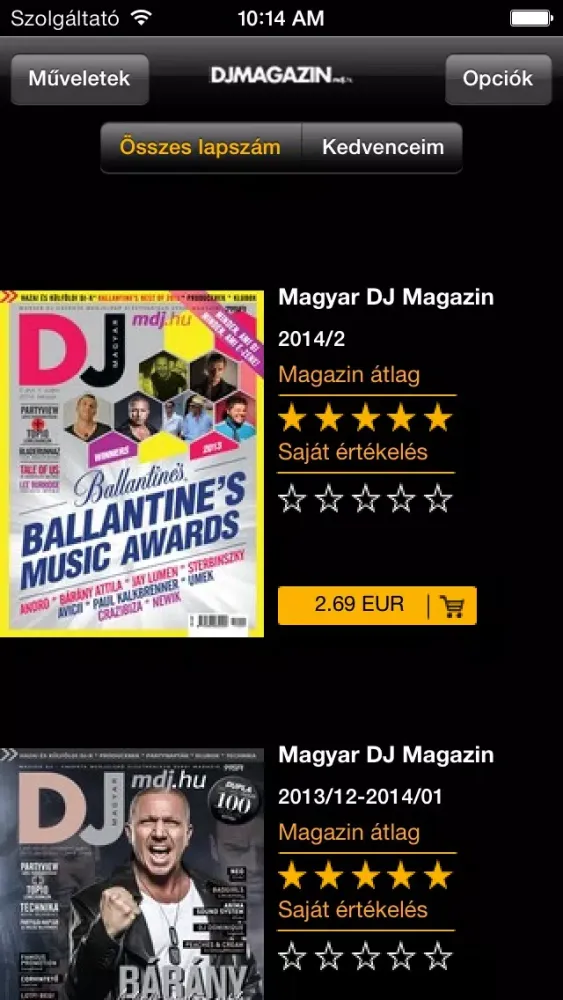 Magyar Dj Magazin Screenshots