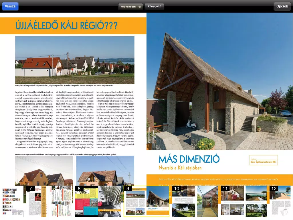 Tangkapan skrin OCTOGON architecture & design magazin iPad 