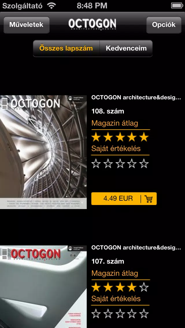 Tangkapan skrin OCTOGON architecture & design magazin