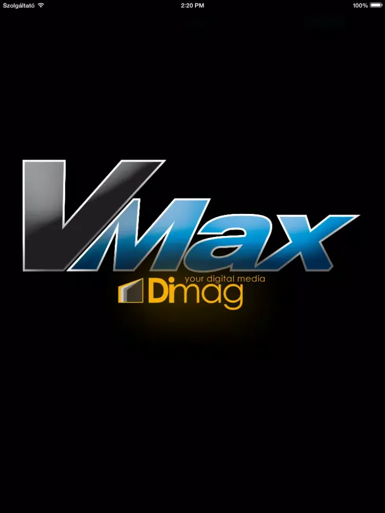 ภาพหน้าจอของ VMAX iPad 
