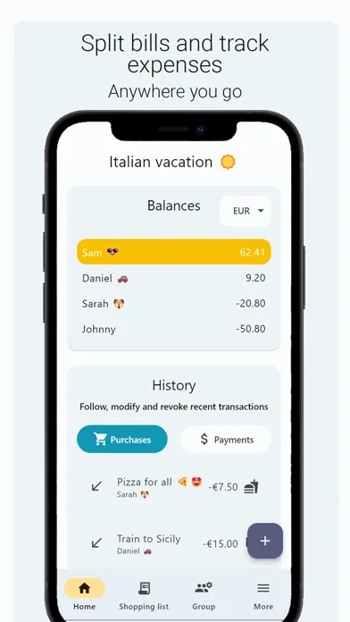 Dodo - Secure Bill Splitting Screenshots