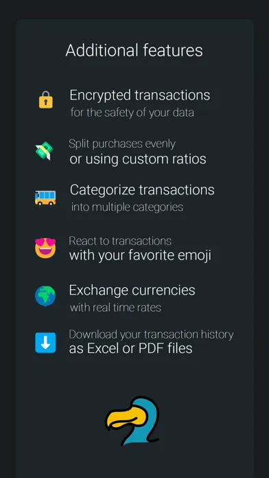 Dodo - Secure Bill Splitting Screenshots