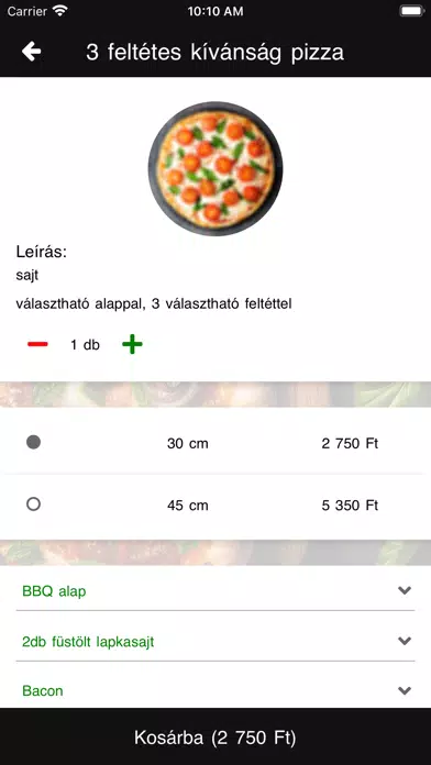 Dzsungel Étterem és Pizzéria应用截图