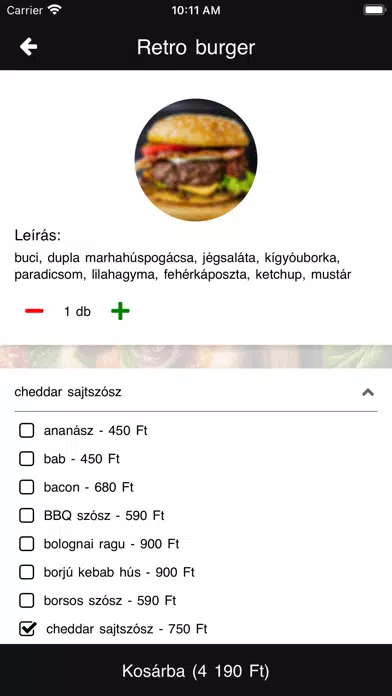 Dzsungel Étterem és Pizzéria应用截图