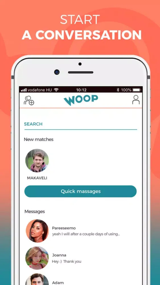 Capturas de tela do Woop - The Dating App