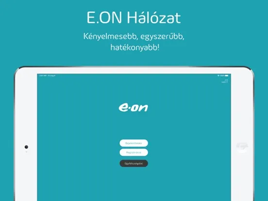 E.ON Hálózat iPad  Screenshots