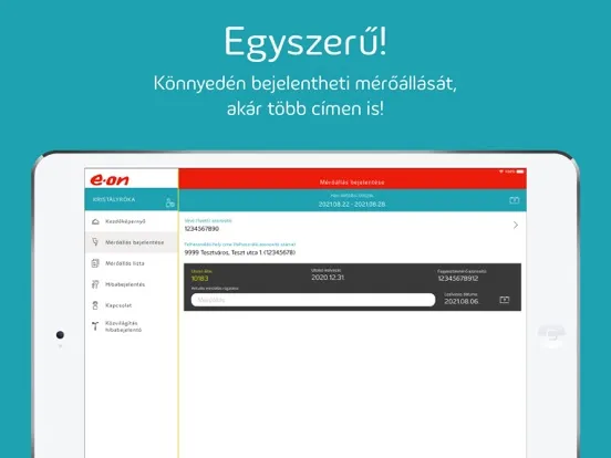 E.ON Hálózat iPad  Screenshots