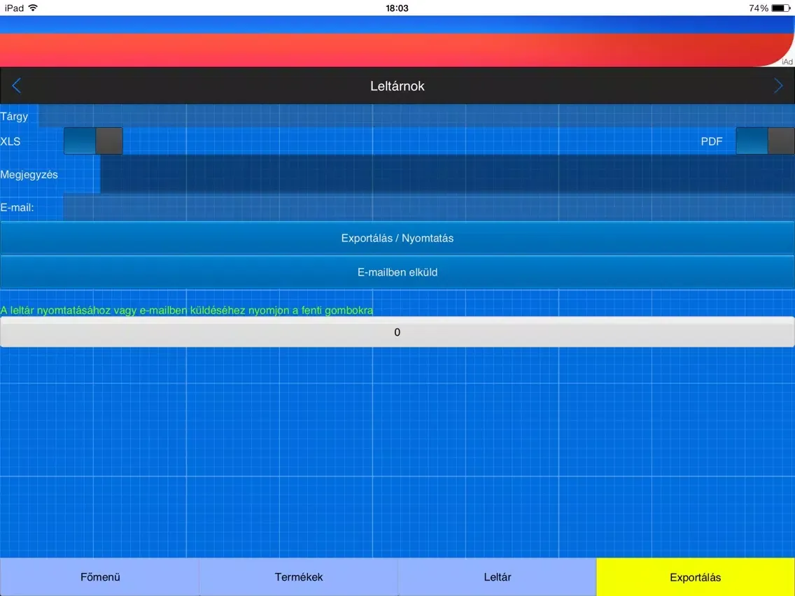 تصاویر Leltárnok iPad 