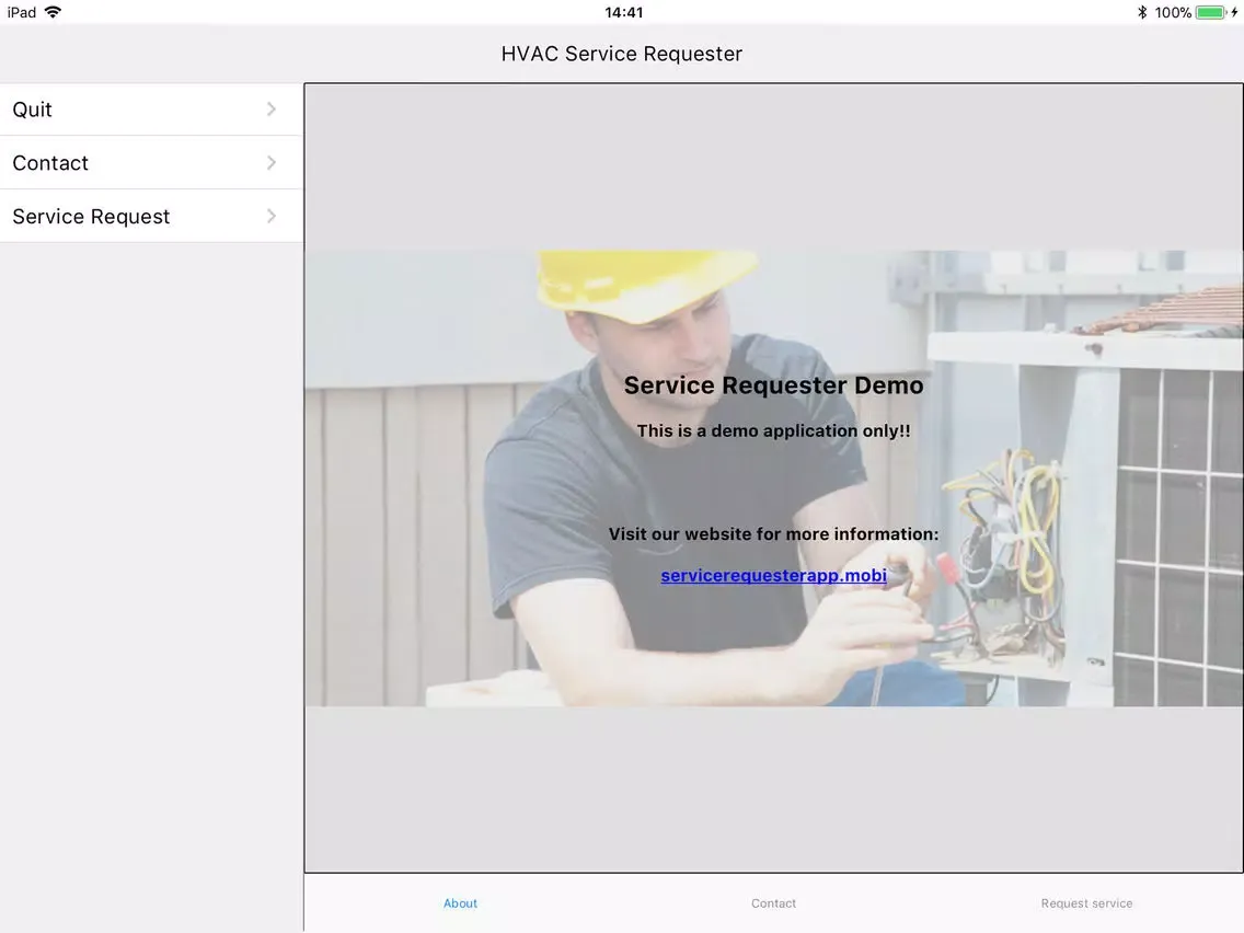 Capturas de pantalla de Service Requester iPad 