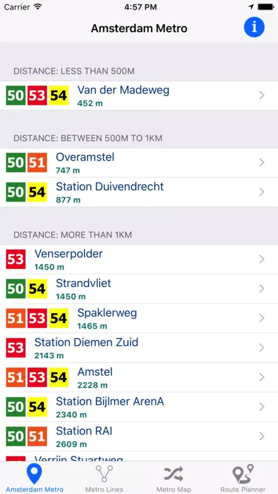 ภาพหน้าจอของ Amsterdam Metro - Subway