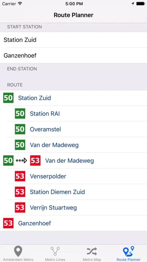 ภาพหน้าจอของ Amsterdam Metro - Subway