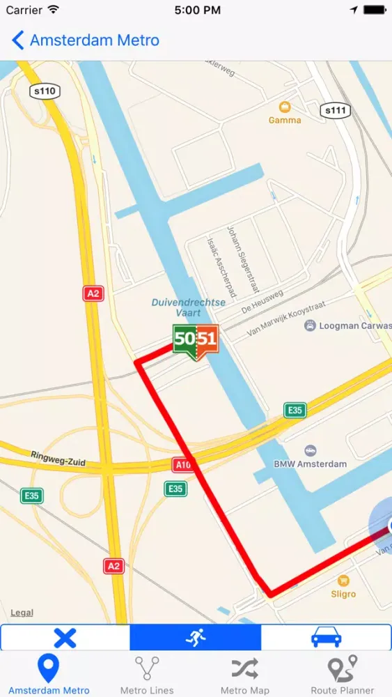 ภาพหน้าจอของ Amsterdam Metro - Subway