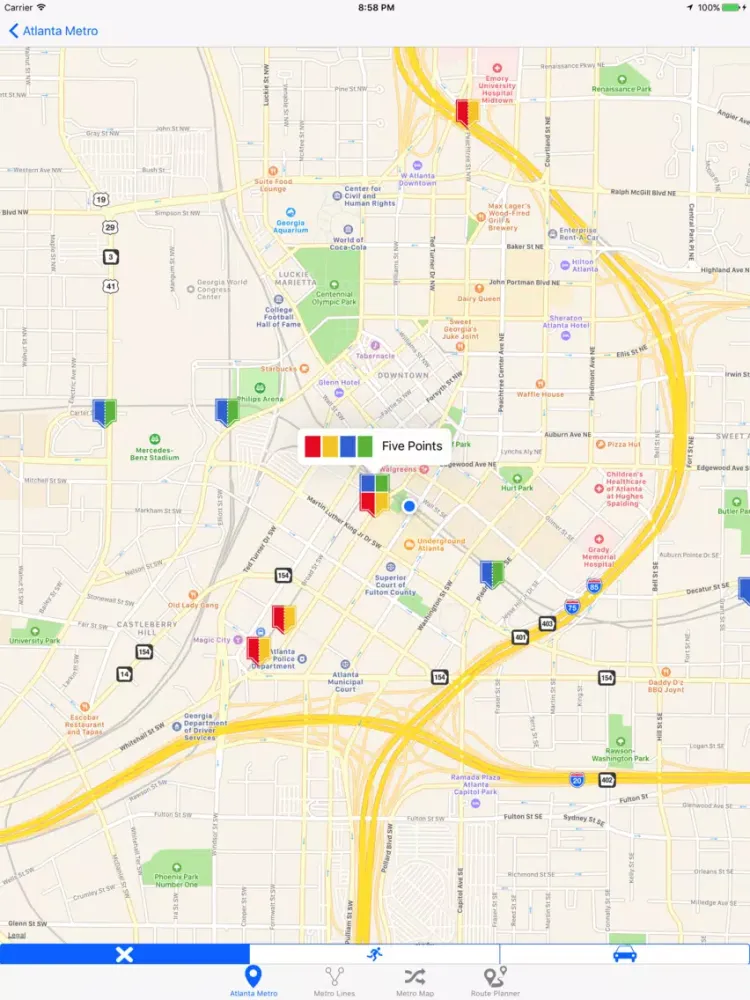 Atlanta Metro iPad 应用截图