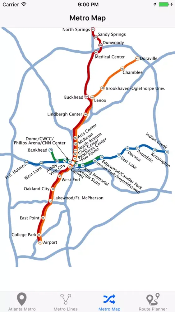 Atlanta Metro应用截图
