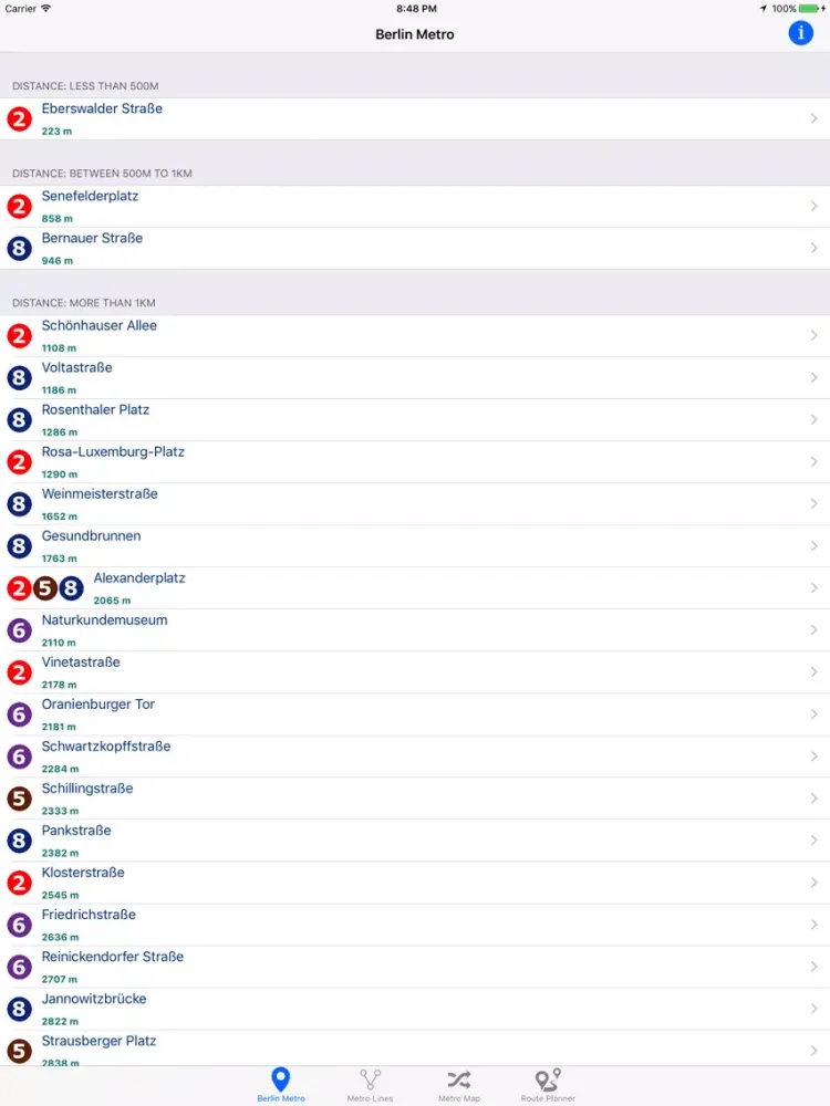 Berlin Metro & Subway iPad  Screenshots