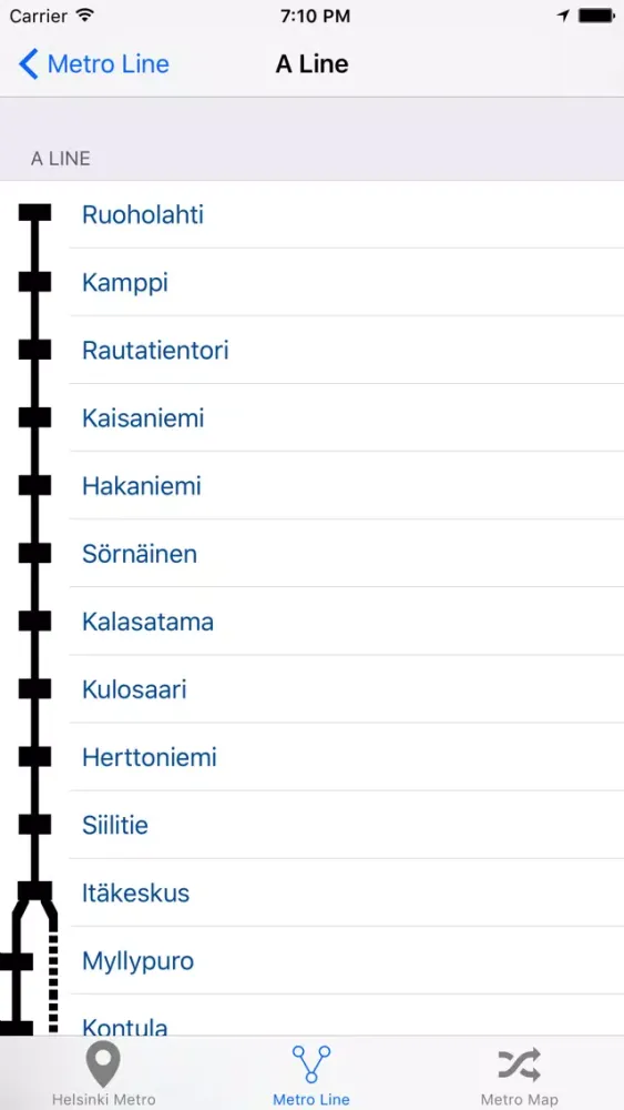 Zrzuty ekranu Helsinki Metro & Subway