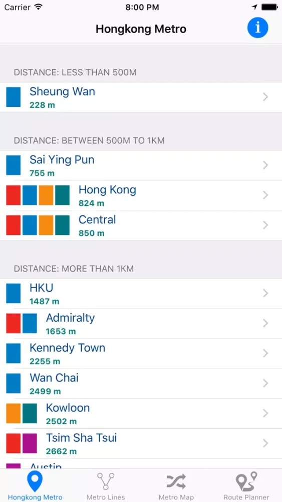 Capturas de pantalla de Hongkong Metro MTR