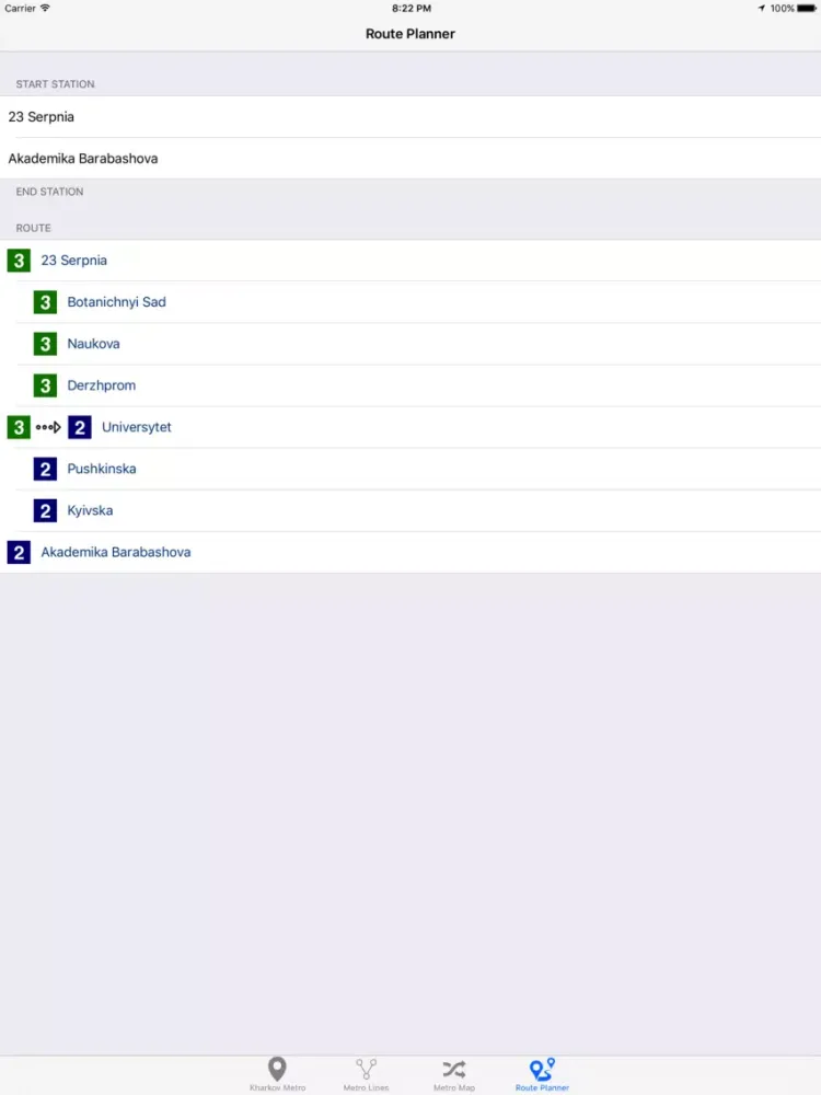 Kharkov Metro - Subway iPad  Screenshots