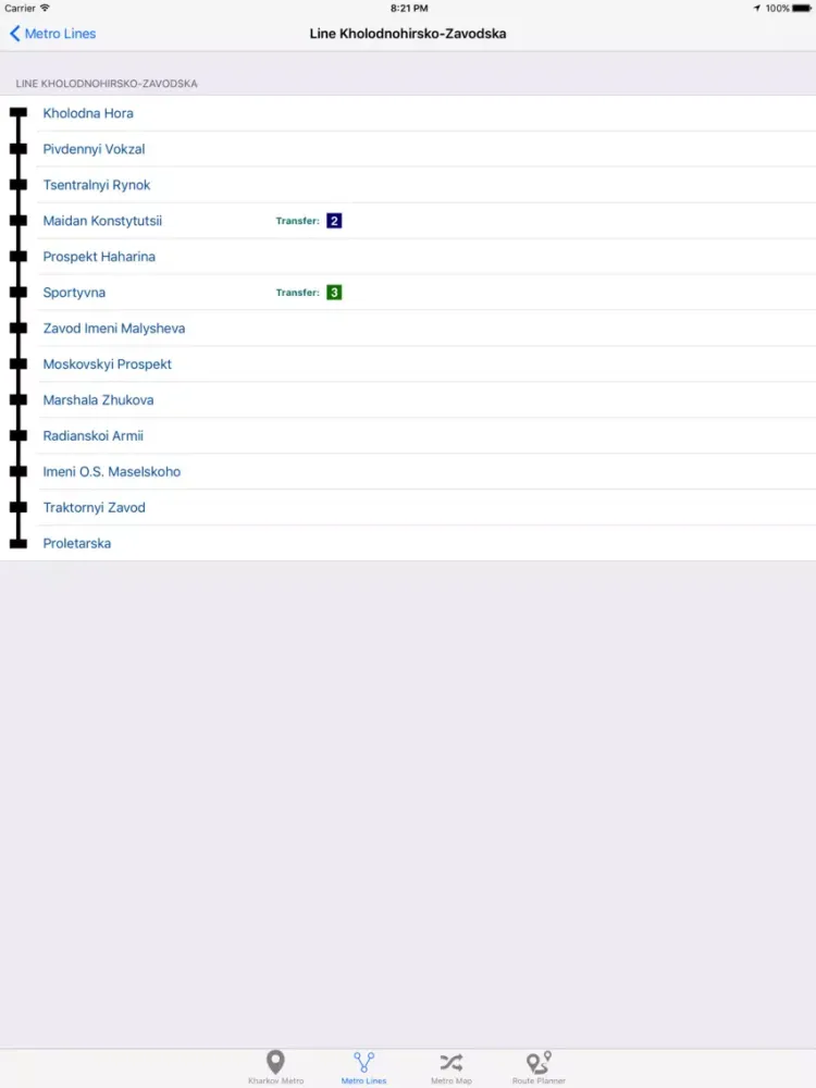Kharkov Metro - Subway iPad  Screenshots