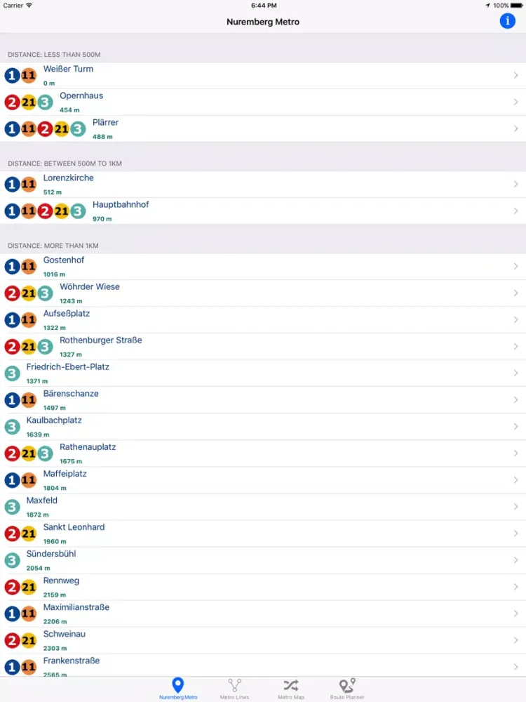 Nuremberg Metro & Subway iPad Screenshots
