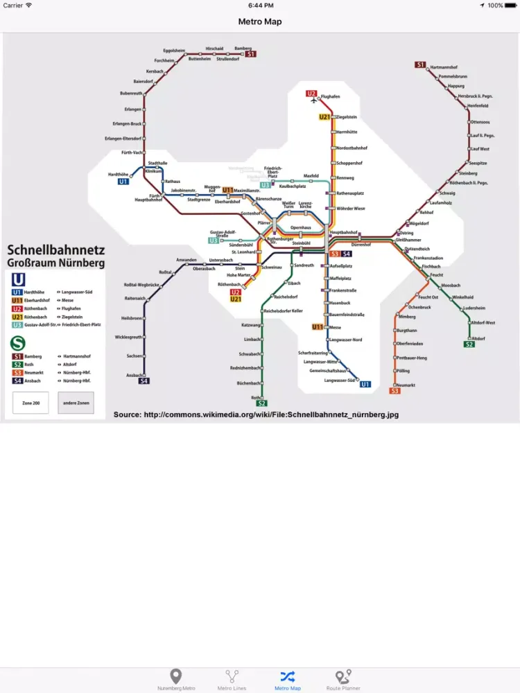 Nuremberg Metro & Subway iPad Screenshots