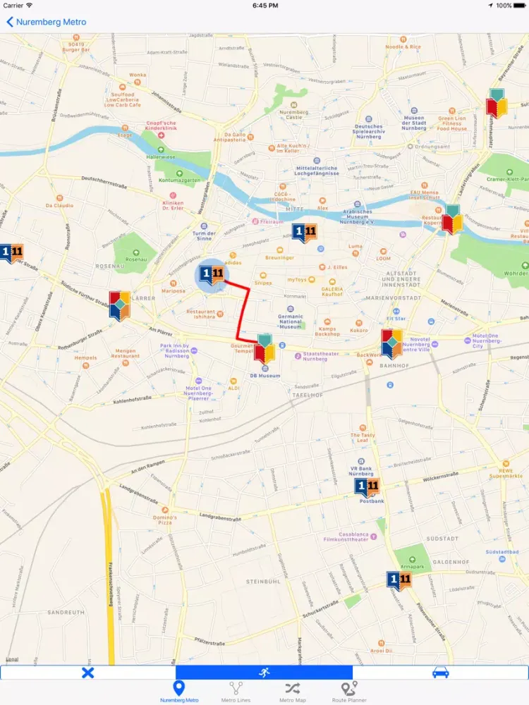 Nuremberg Metro & Subway iPad Screenshots