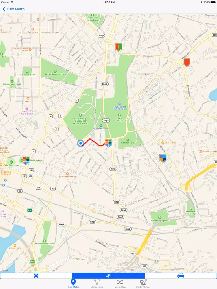 Oslo Metro iPad  Screenshots