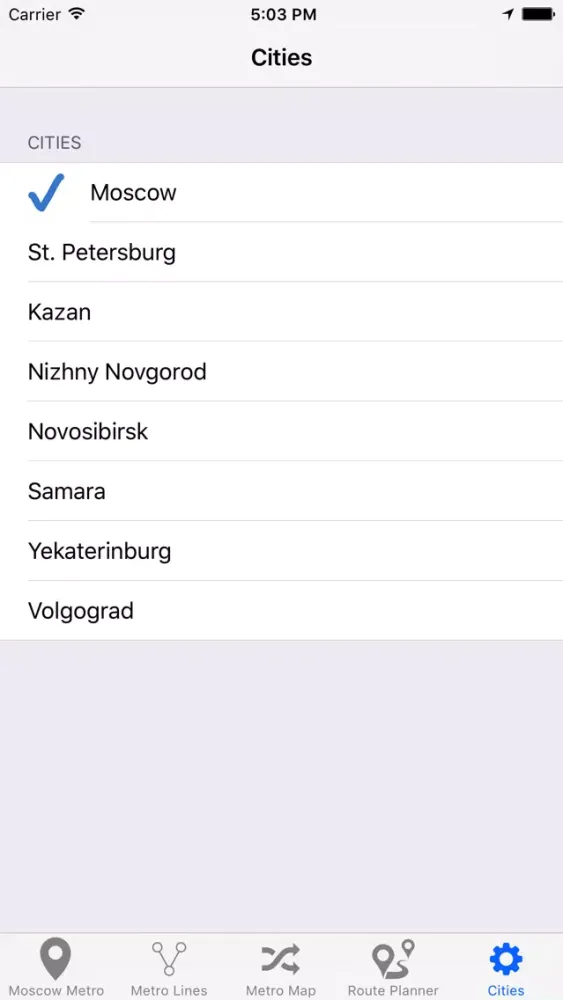 Captures d'écran de Russia Metro & Subway