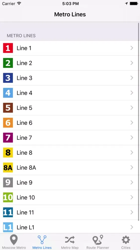 Captures d'écran de Russia Metro & Subway
