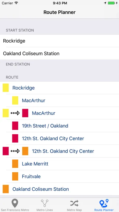 San Francisco Metro Screenshots