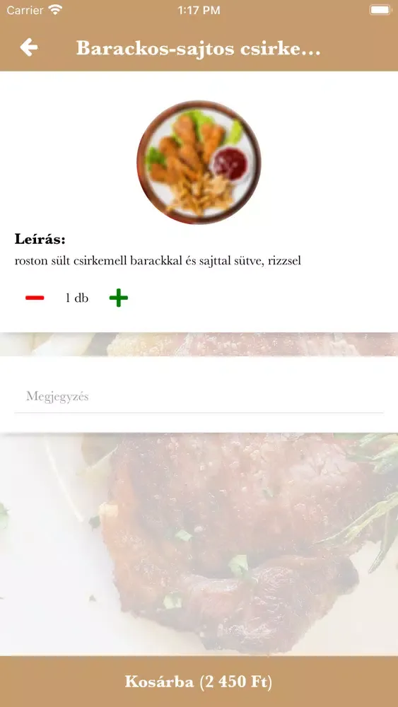 Capturas de tela do Favorit Bistro