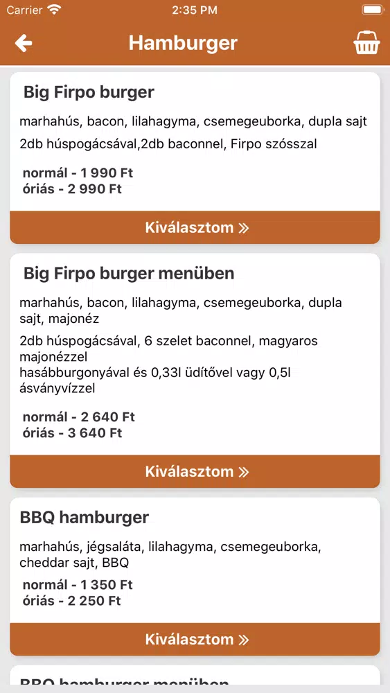 Firpo Burger Screenshots