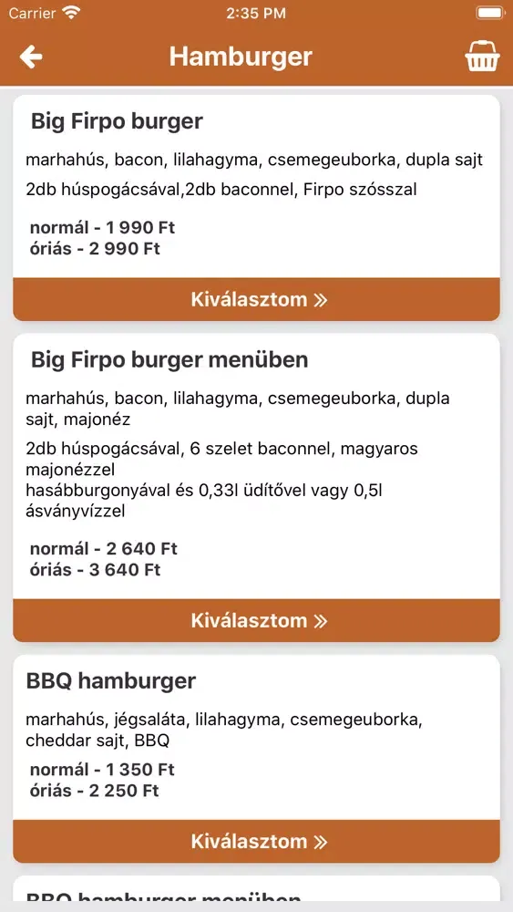Firpo Burger应用截图