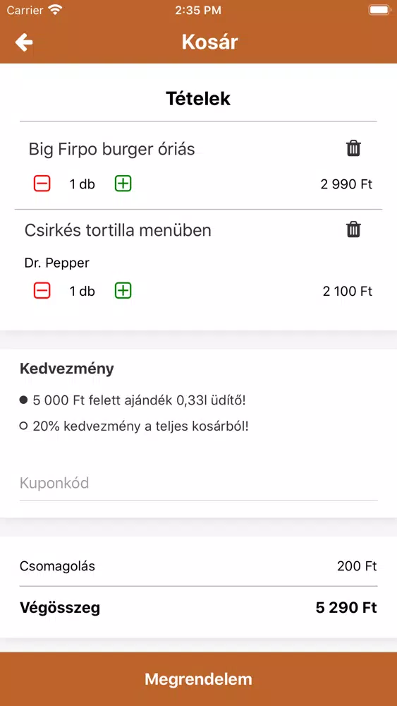 Firpo Burger Screenshots