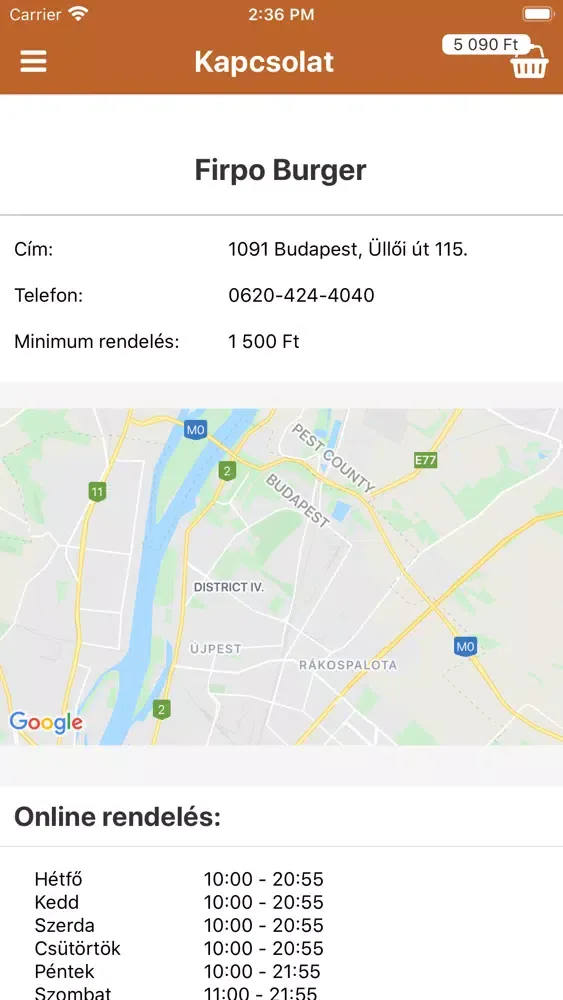 Firpo Burger应用截图