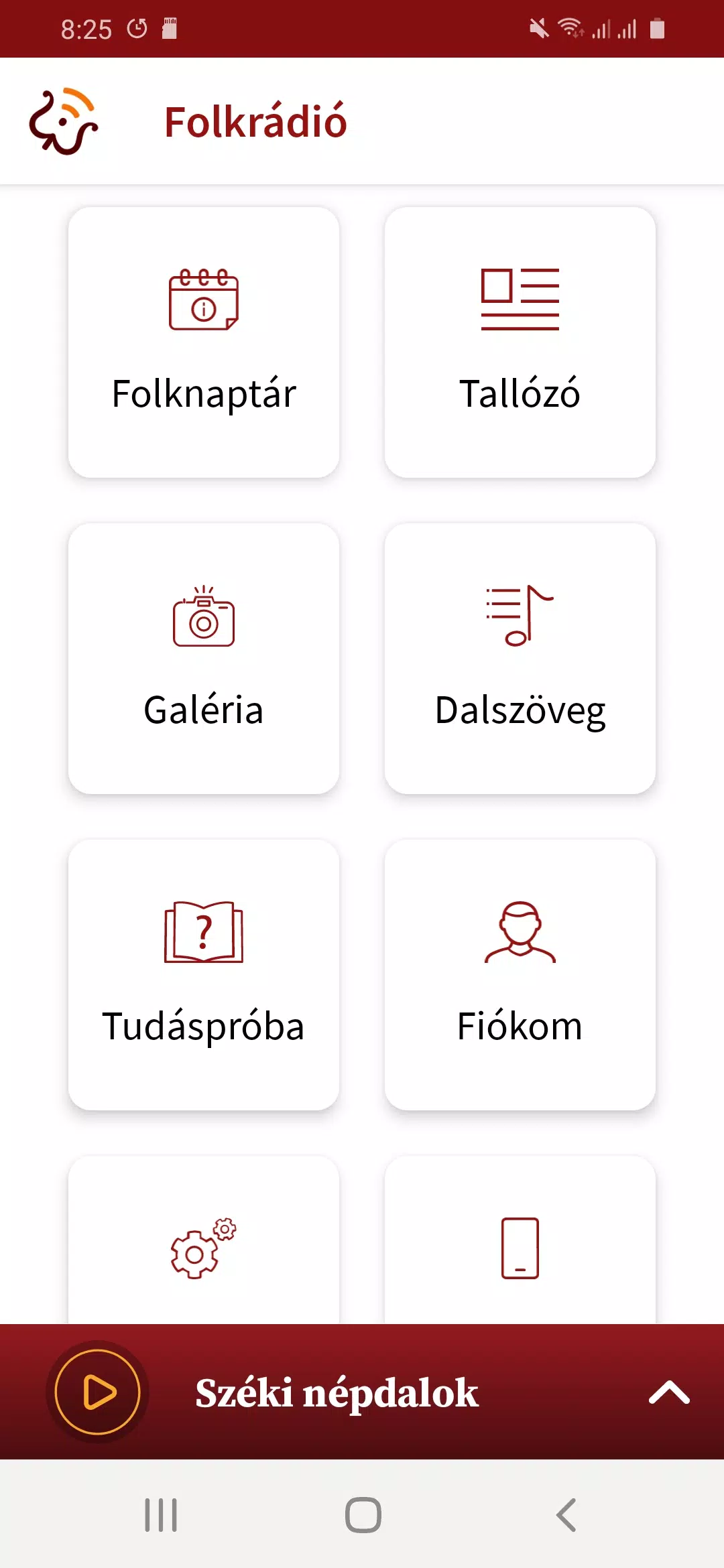 Folkrádió Screenshots