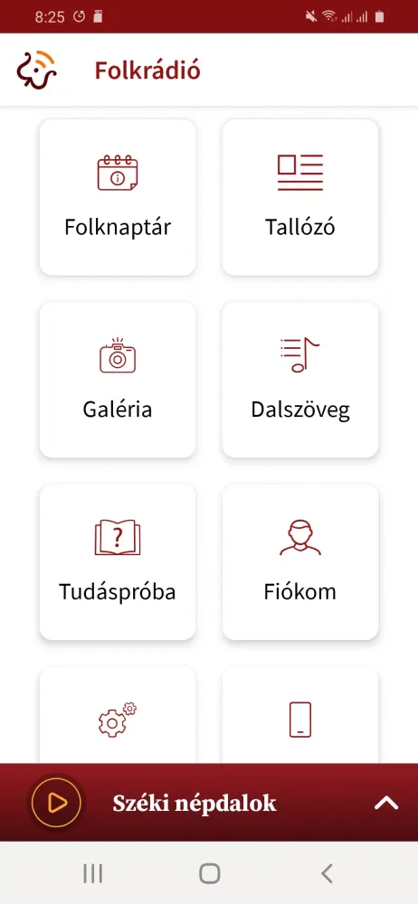 ภาพหน้าจอของ Folkrádió