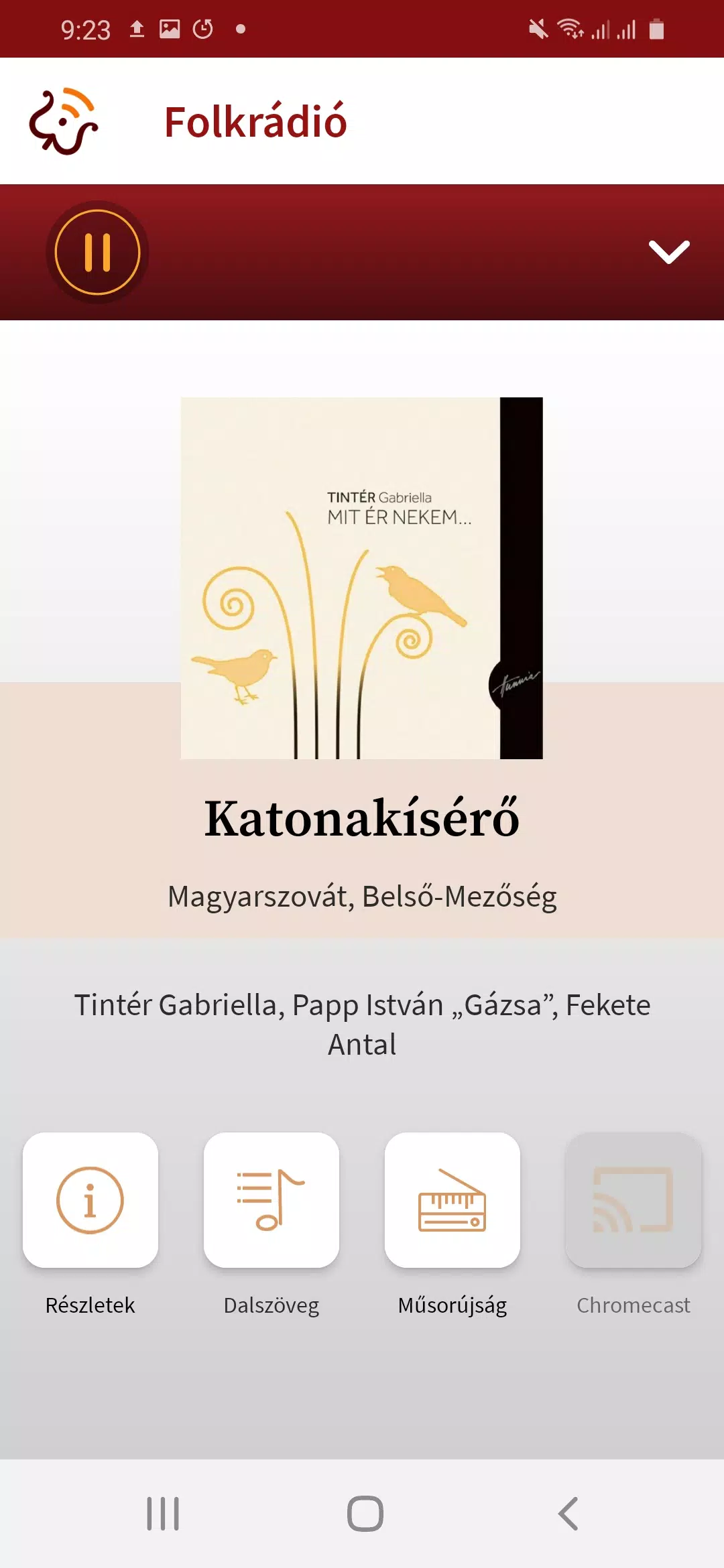 Folkrádió Screenshots