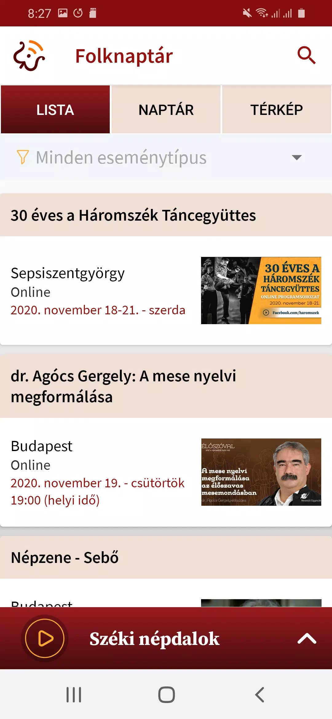 Folkrádió Screenshots