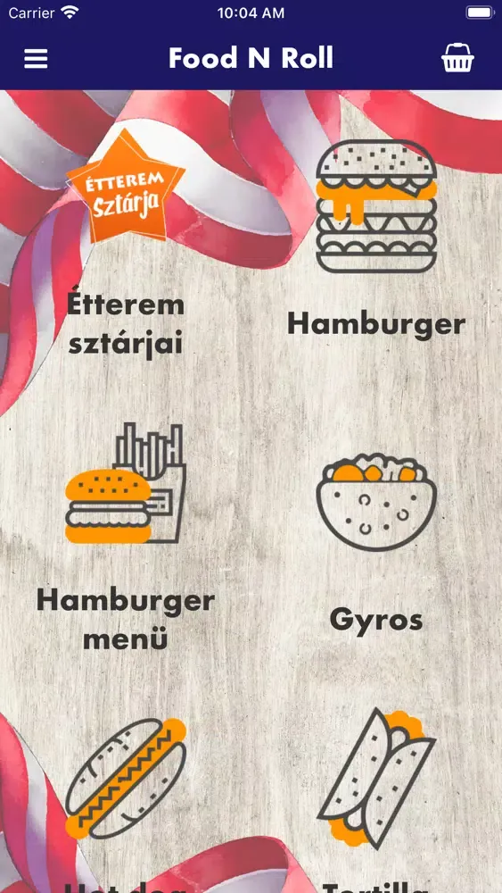 Capturas de tela do Food N Roll