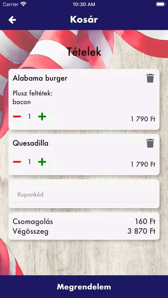 Capturas de tela do Food N Roll