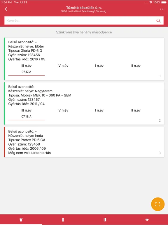 fiREG iPad  Screenshots