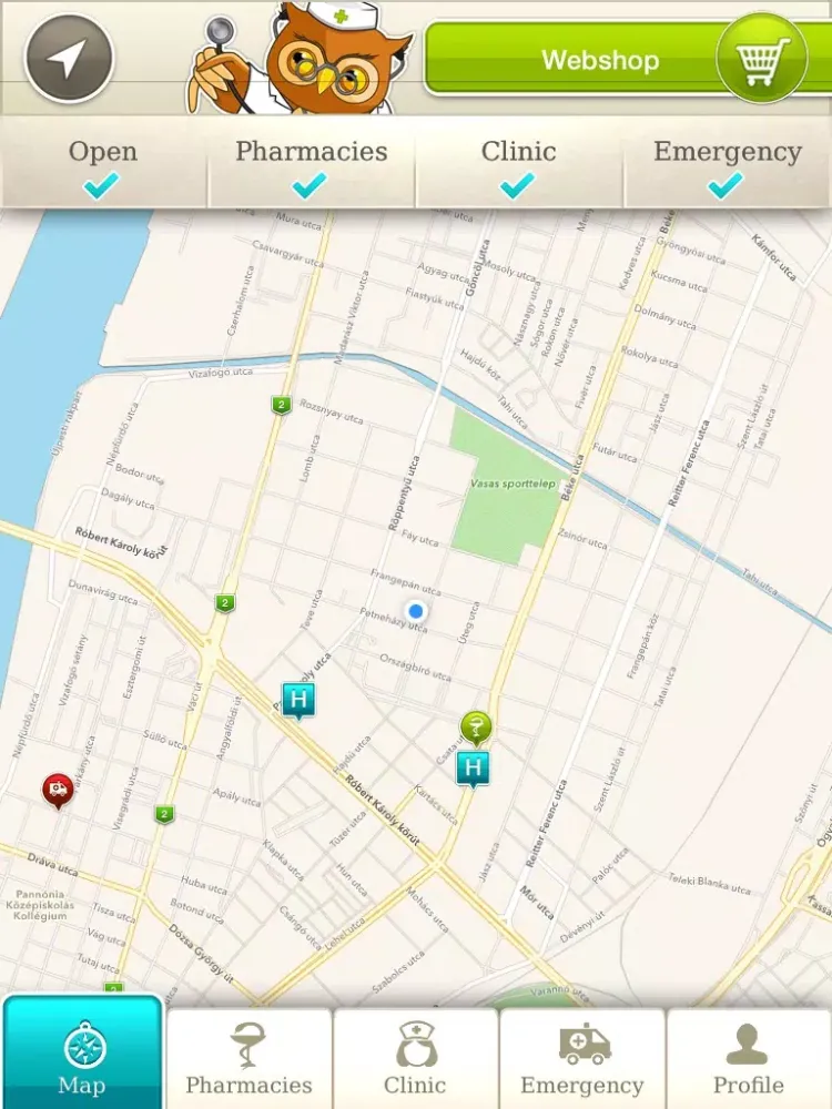 Tangkapan skrin Medical Point+ iPad 