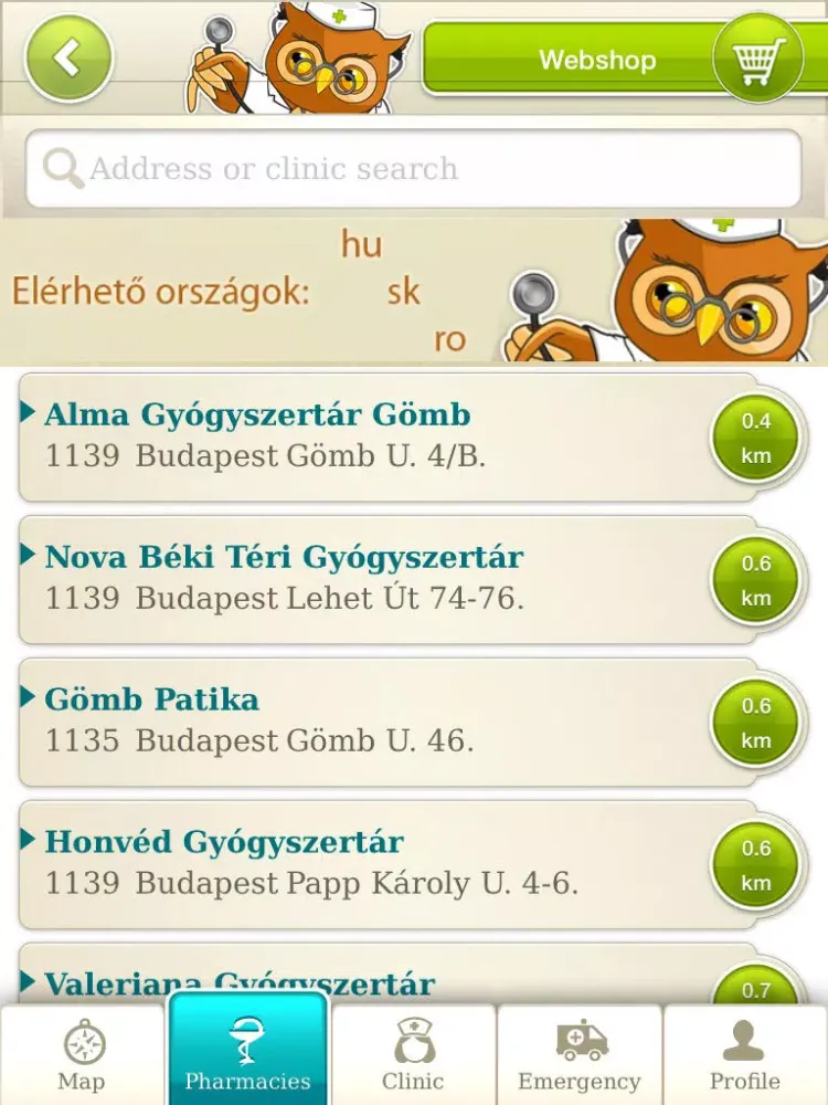 Tangkapan skrin Medical Point+ iPad 